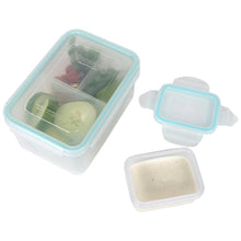 Load image into Gallery viewer, Persik Leak Proof Lunch Box Containers - 37 oz. (1.1 L) Bento Meal Prep Containers with 3 Divided Removable Compartment Portion Control + PLUS BONUS + 5 oz. (150 ml) Snack/Soup Food storage Container