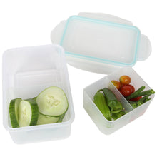 Load image into Gallery viewer, Persik Leak Proof Lunch Box Containers - 37 oz. (1.1 L) Bento Meal Prep Containers with 3 Divided Removable Compartment Portion Control + PLUS BONUS + 5 oz. (150 ml) Snack/Soup Food storage Container