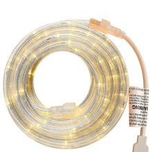 Load image into Gallery viewer, Warm White 18 Feet LED Rope Light for Indoor and Outdoor use