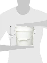 Load image into Gallery viewer, Leaktite 744456 1-Gallon White Plastic Pail Paint Pail/Container