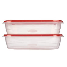 Load image into Gallery viewer, Rubbermaid TakeAlongs Square Food Storage Container, Divided, Single