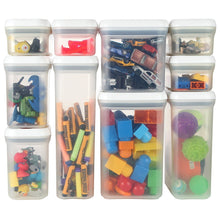 Load image into Gallery viewer, PERSIK PremiumSPIN & LOCK Airtight Sealed 0.34 Quart Square Container for...