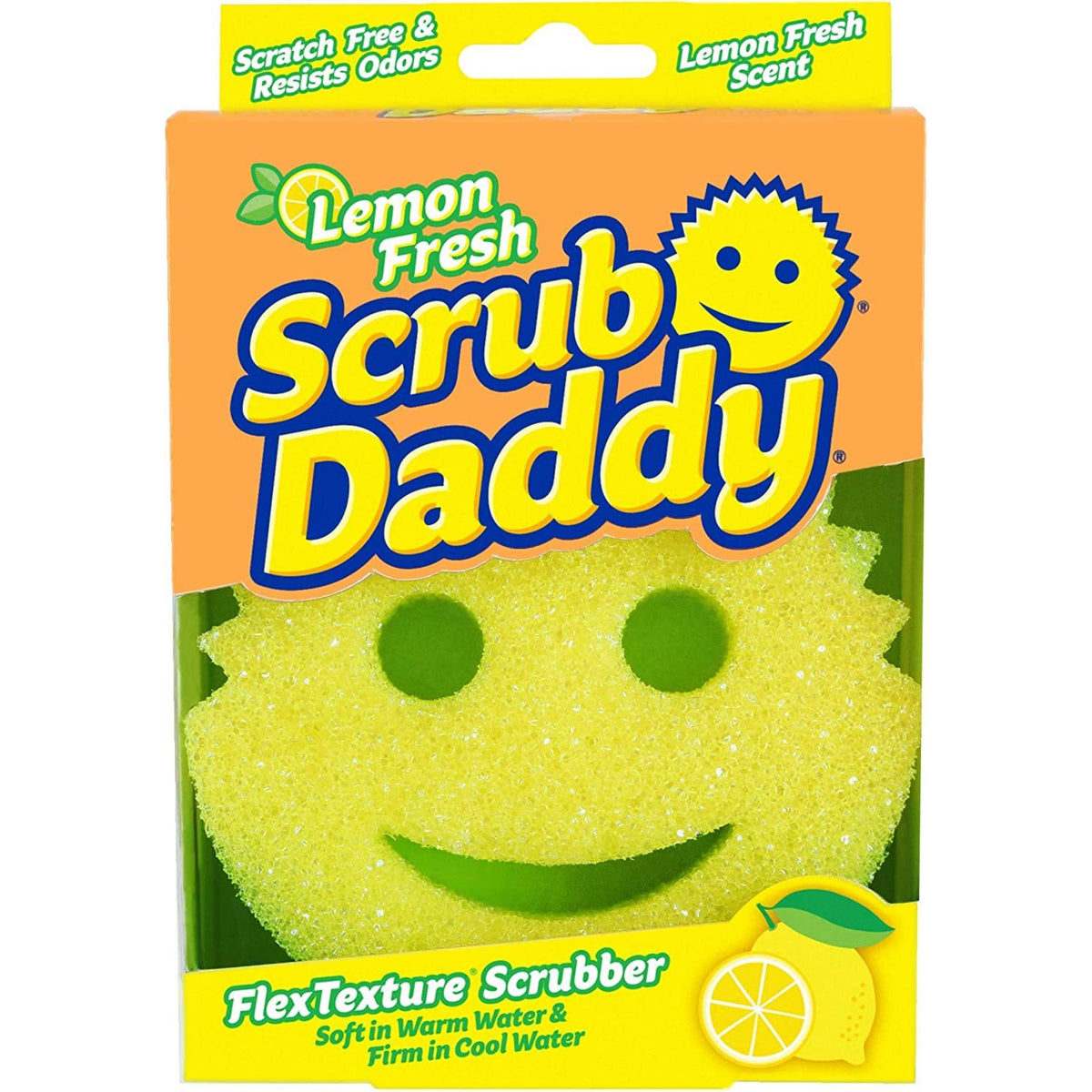 Original Scrub Daddy-Flex Texture Sponge, Soft in Warm Water, Firm in Cold