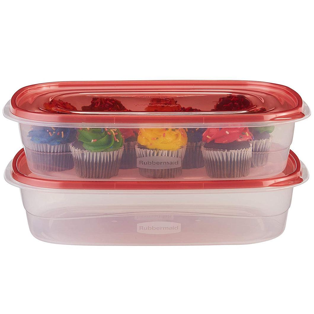 Rubbermaid TakeAlongs Square Food Storage Container, Divided, Single