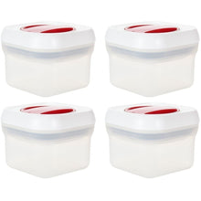 Load image into Gallery viewer, PERSIK PremiumSPIN & LOCK Airtight Sealed 0.34 Quart Square Container for...