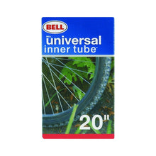 Load image into Gallery viewer, Bell 20-Inch Universal Inner Tube, Width Fit Range 1.75-Inch to 2.125-Inch, Black
