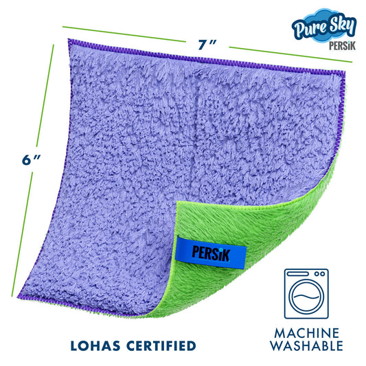 Pure-Sky Kitchen Cleaning Scrubbing Pads - For Stubborn Stains Around Sinks, Stovetop, Countertop – Removing Grease with Water