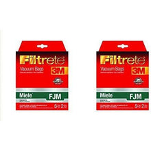 Load image into Gallery viewer, Filtrete Miele FJM Synthetic Vacuum Bag, 6.2" x 3.2" x 8.2", White