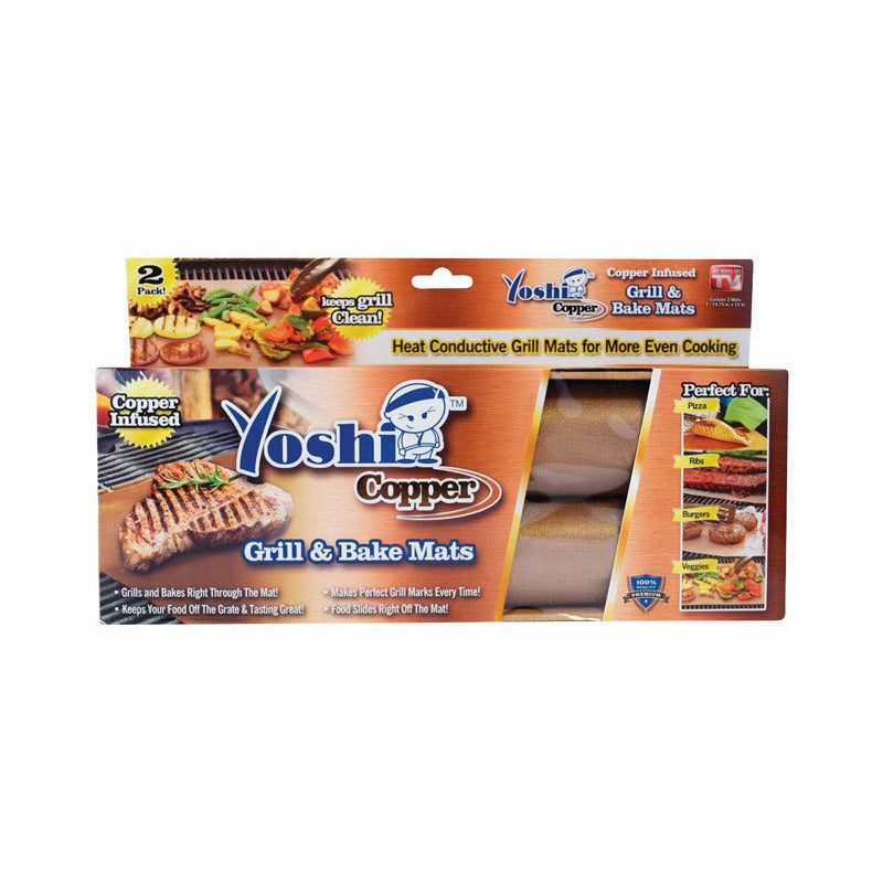 YOSHI GRILL & BAKE MATS (2 Pack), Copper Persik brand