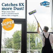 Load image into Gallery viewer, Pure-Sky Window Glass Mop Head – Makes Cleaning Windows a Breeze - Just Add Water No Detergents Needed - Streak Free Ultra Microfiber Window Cleaning Cloth Pad Replacement - for Windows, Glass, Mirror