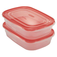 Load image into Gallery viewer, Rubbermaid TakeAlongs Square Food Storage Container, Divided, Single