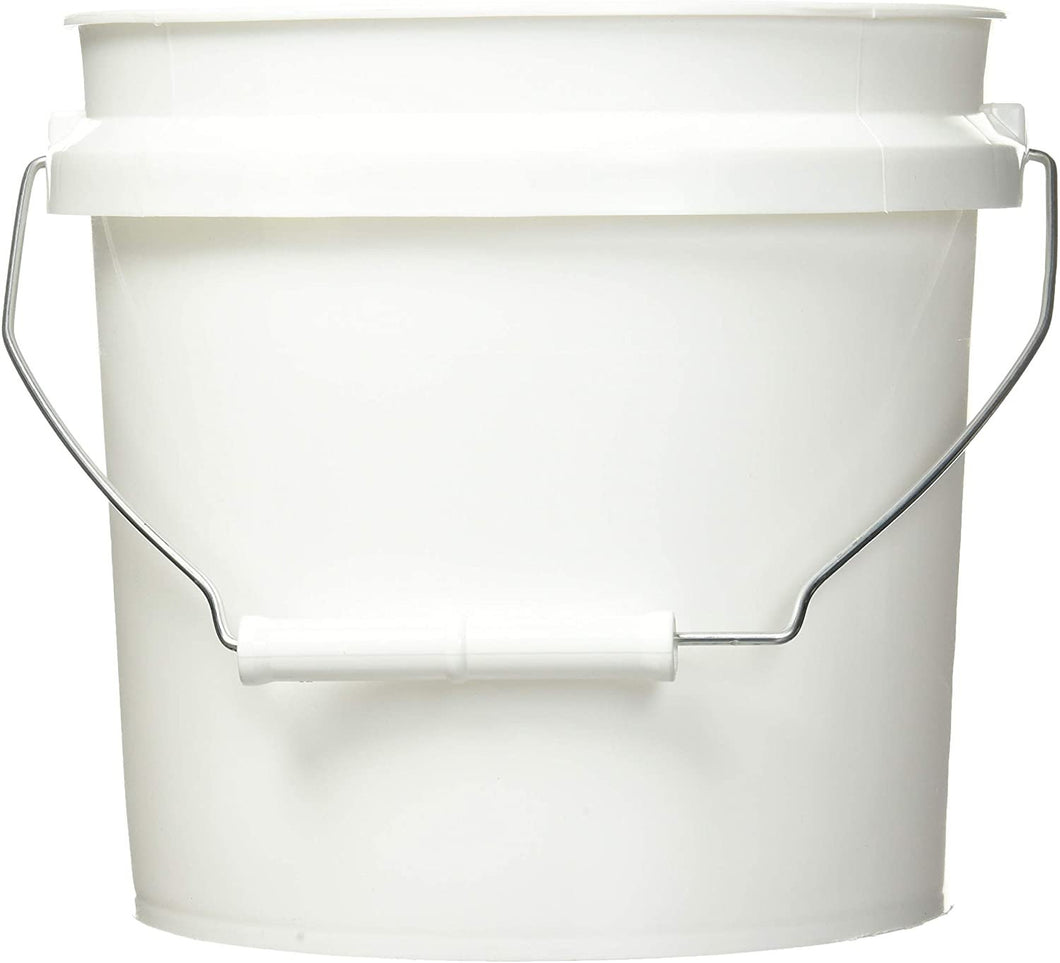 Leaktite 744456 1-Gallon White Plastic Pail Paint Pail/Container