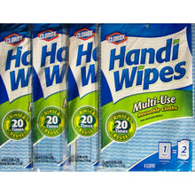Load image into Gallery viewer, Clorox Handi Wipes Multi-Use Reusable Cleaning Cloths 21" X 11" 6 Count (Pack of 4)