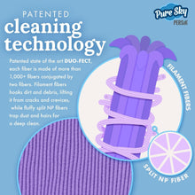 Load image into Gallery viewer, Pure-Sky Window Glass Mop Head – Makes Cleaning Windows a Breeze - Just Add Water No Detergents Needed - Streak Free Ultra Microfiber Window Cleaning Cloth Pad Replacement - for Windows, Glass, Mirror