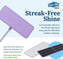 Load image into Gallery viewer, Pure-Sky Window Glass Mop Head – Makes Cleaning Windows a Breeze - Just Add Water No Detergents Needed - Streak Free Ultra Microfiber Window Cleaning Cloth Pad Replacement - for Windows, Glass, Mirror