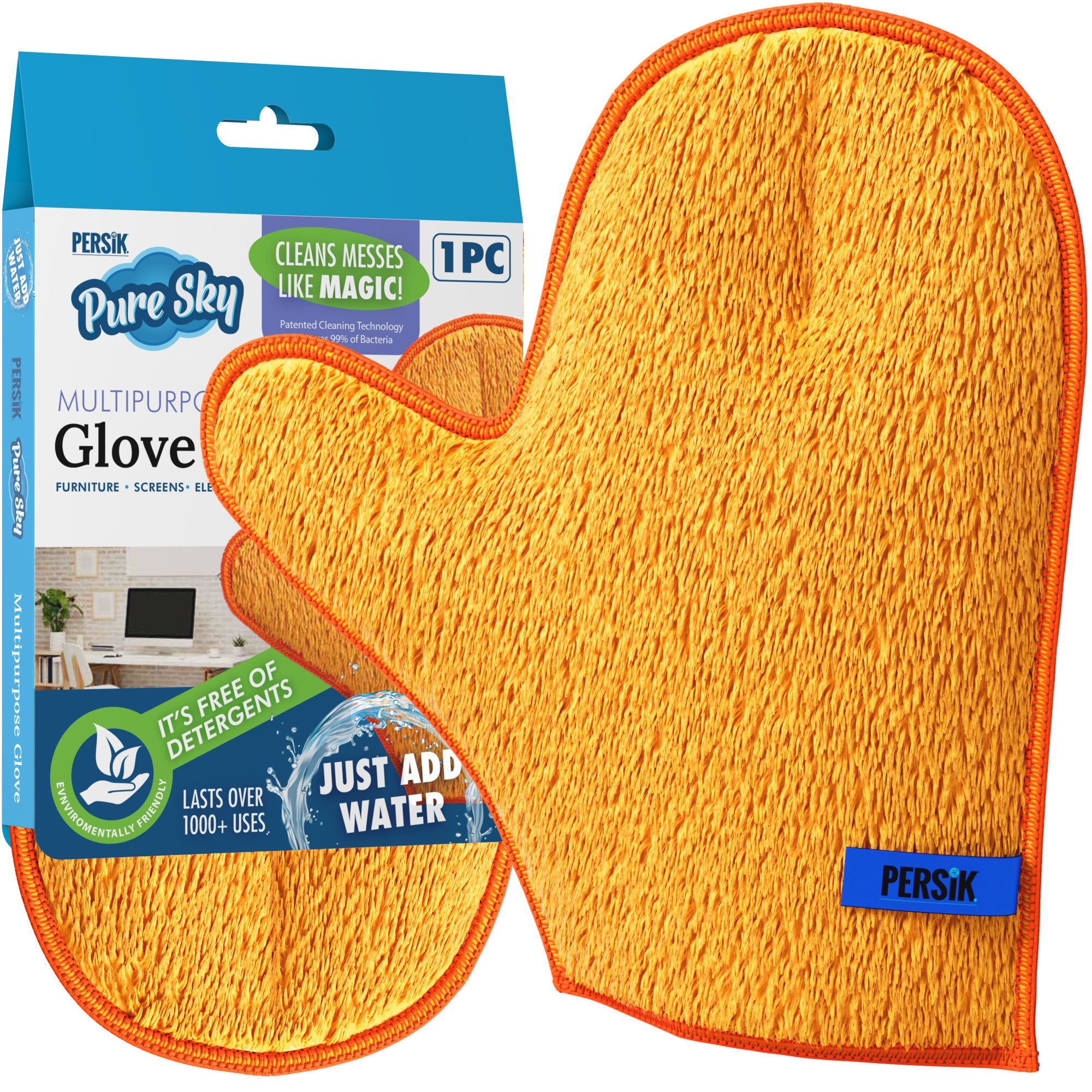 Pure-Sky Microfiber Glove Dusting Mitt