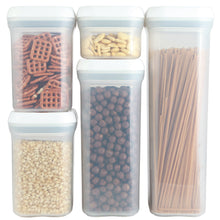 Load image into Gallery viewer, PERSIK Premium *SPIN & LOCK* Airtight Sealed Food Storage Containers - Stackable Plastic Canisters Foodsaver and Organization - 5 Piece Set