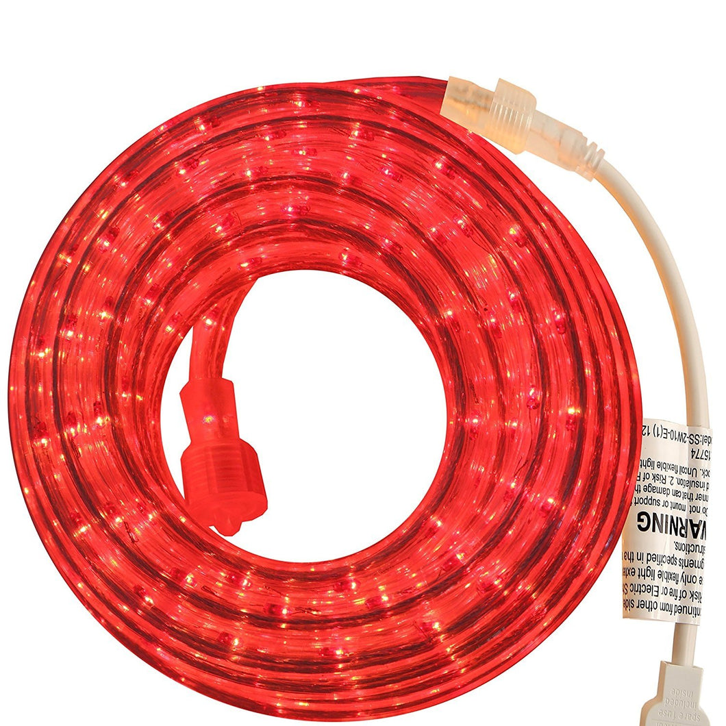 Red 18 Feet Rope Light for Indoor and Outdoor use