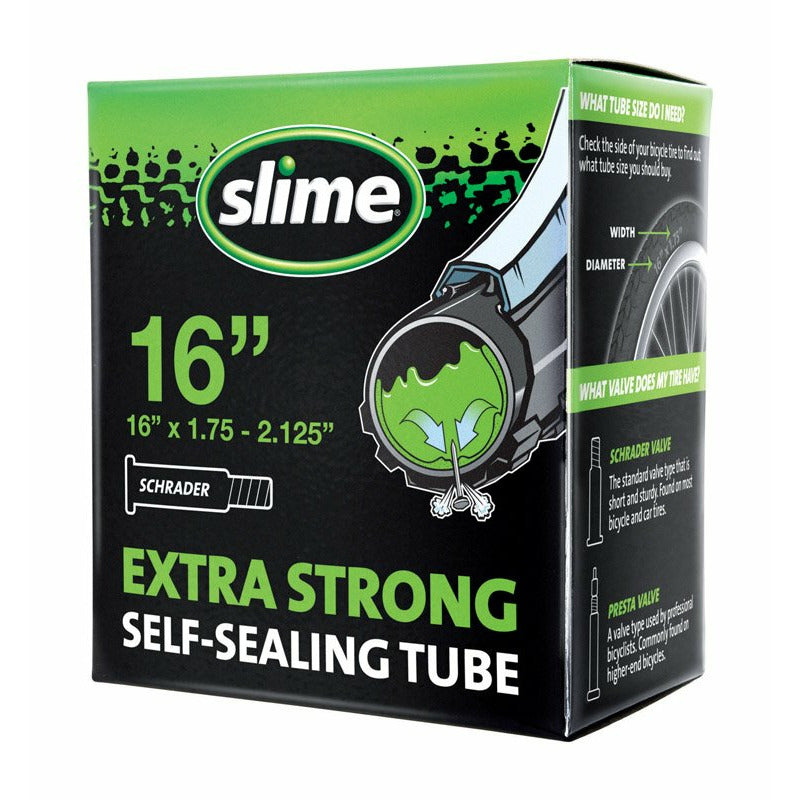 Slime Self-Healing Bicycle Tyre Tube | Pre-installed Sealant (16