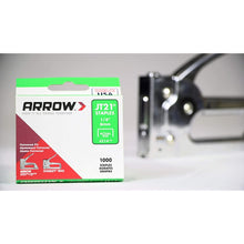 Load image into Gallery viewer, Arrow Fastener 214 Genuine JT21 1/4-Inch Staples, 1,000-Staples
