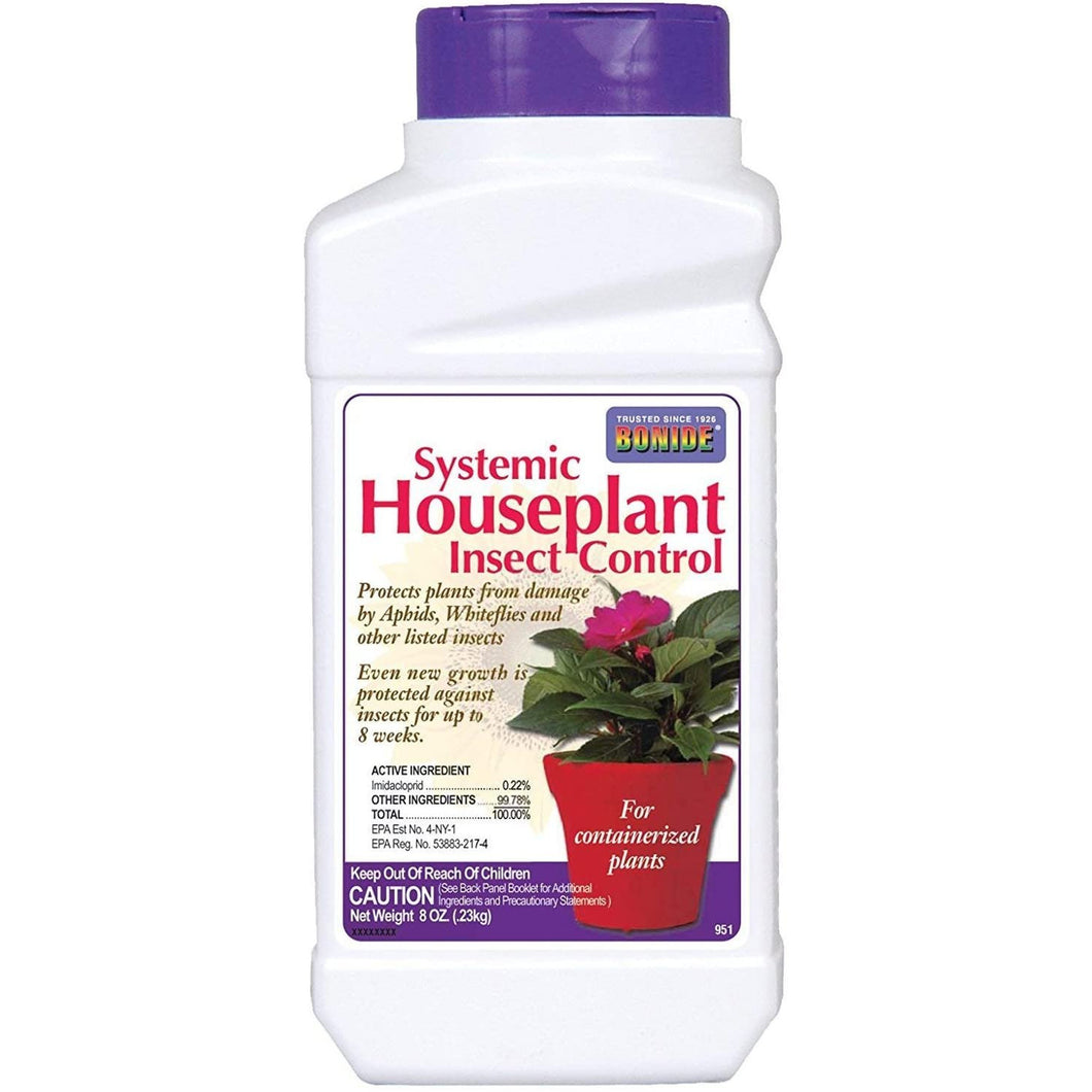 Bonide (BND951 - Systemic House Plant Insect Control, 0.22% Imidacloprid Insecticide (8 oz.), White