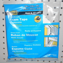 Load image into Gallery viewer, M-D 02733 3/16&quot; X 3/8&quot; X 17&#39; Wt Waterproof &amp; Airtight Foam Tape Weathe
