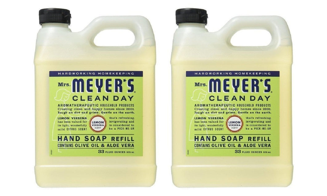 Earth Friendly, Mrs. Meyers Liquid Hand Soap Refill 33 Oz Lavender Scent- (2 Pack)