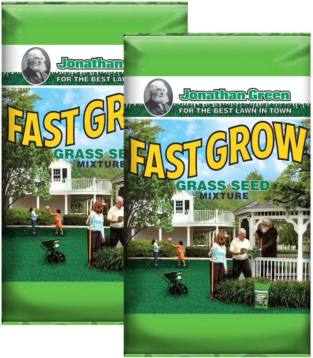 Jonathan Green 10820 Fast Grow Grass Seed Mix (2 bags of 3 Pounds)
