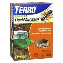 Load image into Gallery viewer, Terro Outdoor Liquid Ant Baits, (Pack of 3), 6 count, 1.0 fl. oz. each
