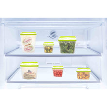 Load image into Gallery viewer, Arrow Reusable Plastic Storage Container Set, 6 Pack, 1 Quart / 4 Cup Each – Food, Meal Prep, Leftovers – Freeze, Store, Reheat - Clear Container Set With Lids – BPA-Free, Dishwasher / Microwave Safe
