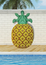 Load image into Gallery viewer, Swimline Pineapple Jumbo Floating Pool Island Yellow/Green 88x50&#39;&#39;
