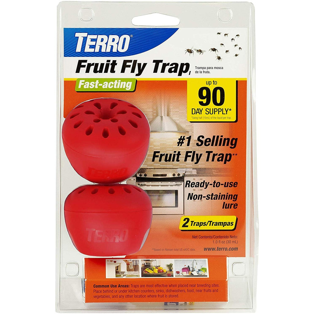 Woodstream TERRO Fruit Fly Trap â€“ 2 Pack VAR