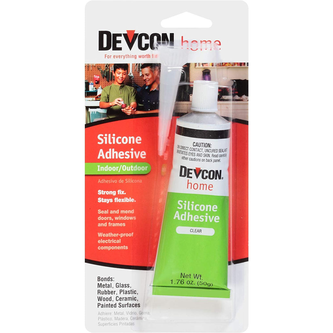 Devcon 12045 Premium Silicone Adhesive - 1.76 oz. - 3 Pack