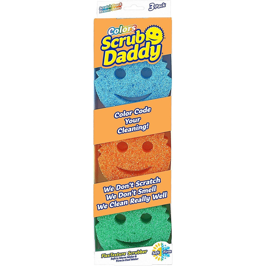 Scrub Daddy - Scratch Free Color Sponge with Flex Texture