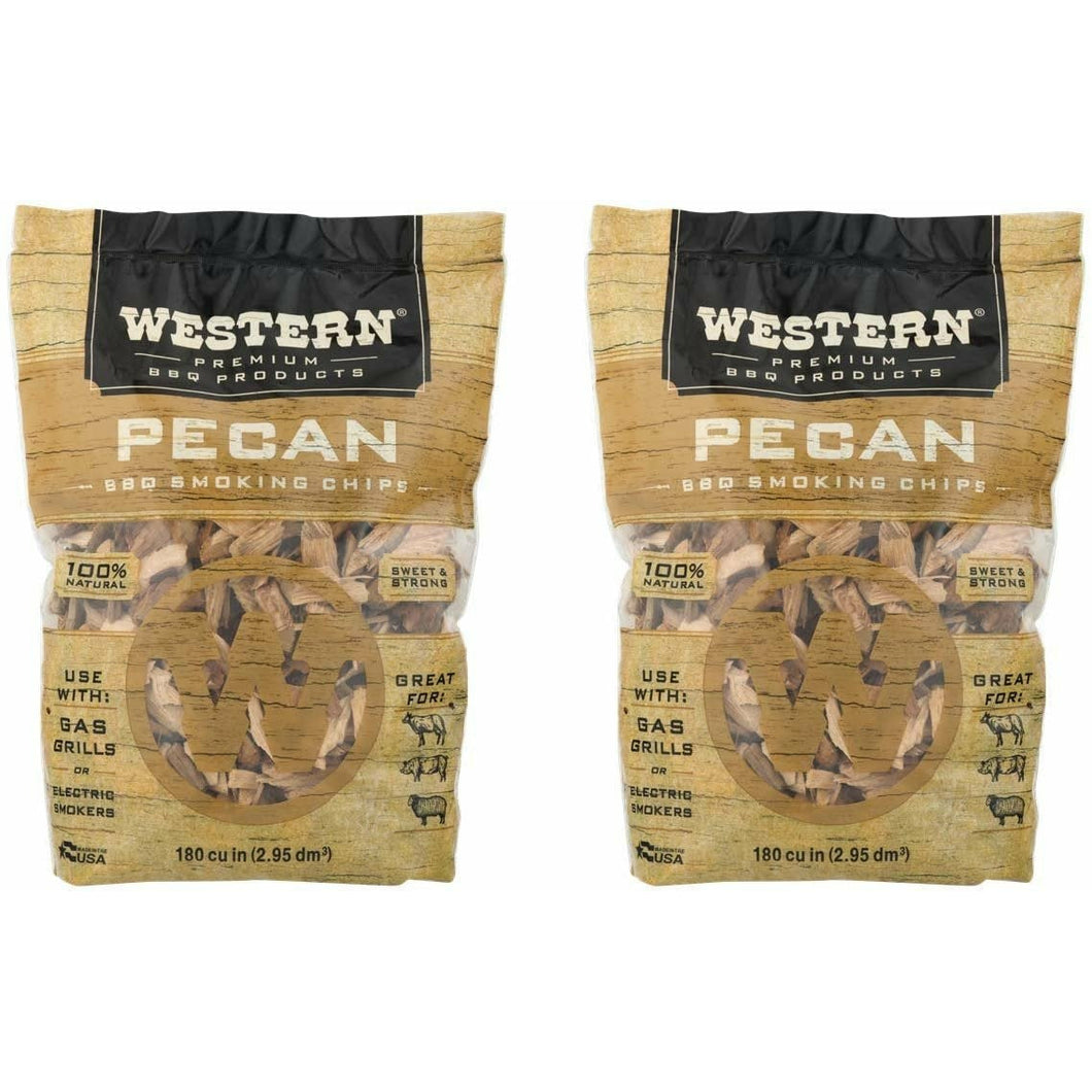 Western Pecan BBQ Smoking Chips (180 Cu. in.