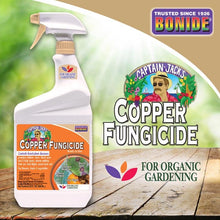 Load image into Gallery viewer, Bonide Organic Liquid Copper Fungicide 32 oz for flowers, fruits &amp; vegetables
