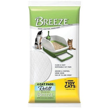 Load image into Gallery viewer, Breeze Tidy Cat Breeze Cat Refill Pads 16.9&quot;x 11.4&quot; (4 Pads/ Pack) 2 Packs
