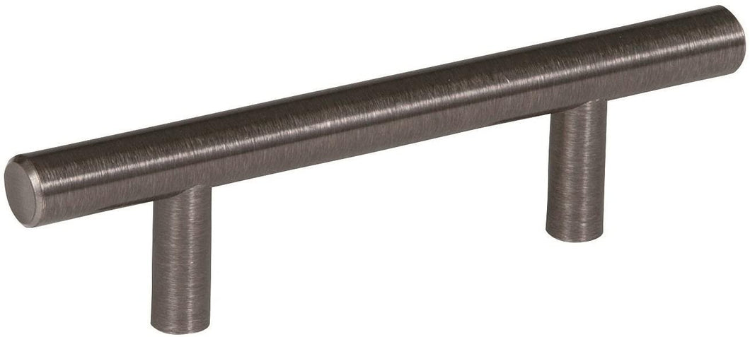Amerock | Cabinet Pull | Gunmetal | 3 inch (76 mm) Center to Center | Bar Pulls | 1 Pack | Drawer Pull | Drawer Handle | Cabinet Hardware