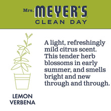 Load image into Gallery viewer, Mrs. Meyer’s Clean Day Liquid Dish Soap, Lemon Verbena, 16 ounce bottle (Pack of 3)
