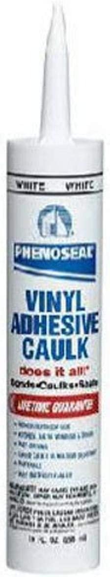 White Phenoseal Does It All! Vinyl Adhesive Caulk 00005