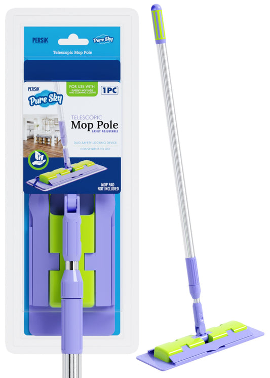 Pure-Sky Magic Deep Clean Floor Mop - Includes Light Weight, Strong Pole + Mop Pad and Towel