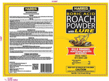 Load image into Gallery viewer, HARRIS Boric Acid Roach and Silverfish Killer Powder w/Lure (16oz) 2 Pack
