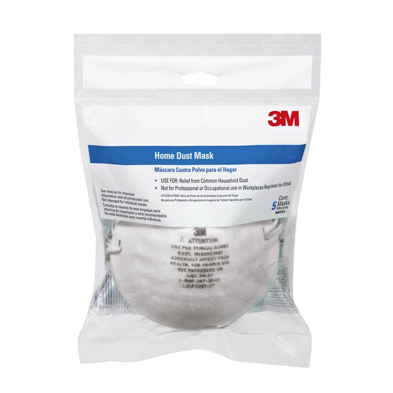 5 Pack Home Dust Mask 8661PC1-A