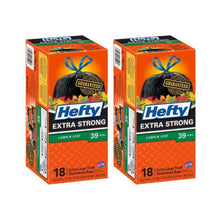 Load image into Gallery viewer, Hefty E8-6720 39-Gallon Cinch Sak Lawn and Leaf Bags, 18-Count - 2 packs
