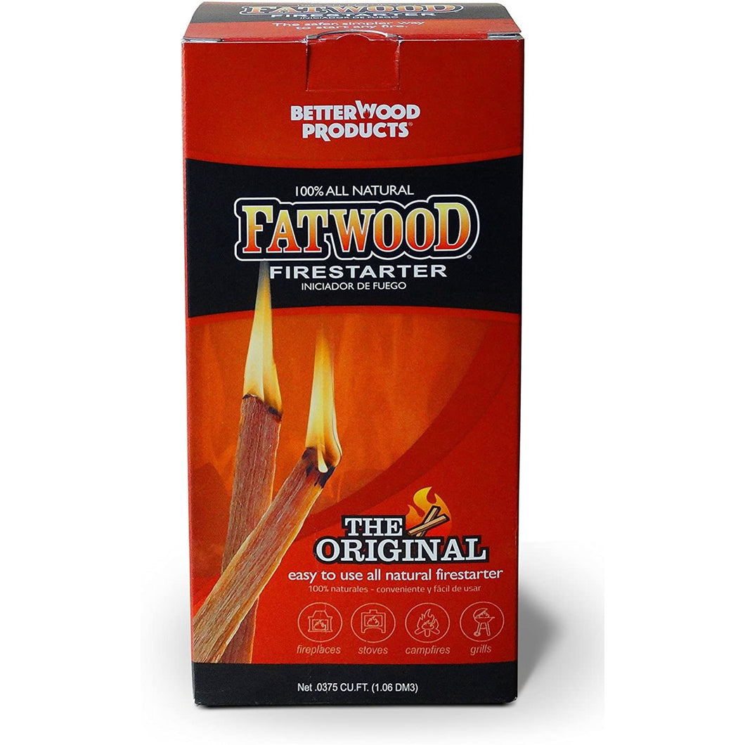 Better Wood Products Fatwood Firestarter Box, 1.5-Pounds
