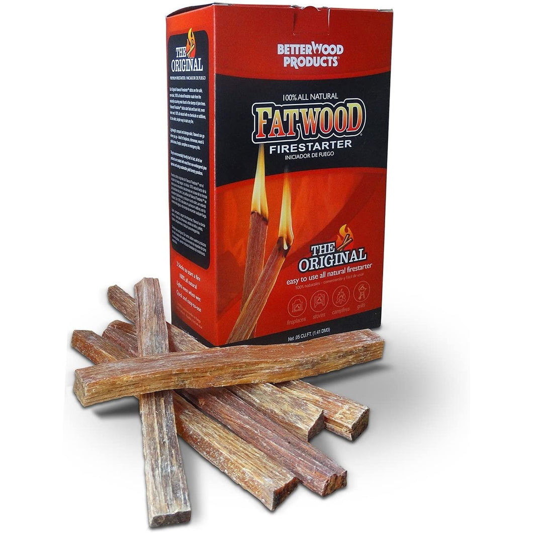 Better Wood Products Fatwood Firestarter Box, 2-Pounds