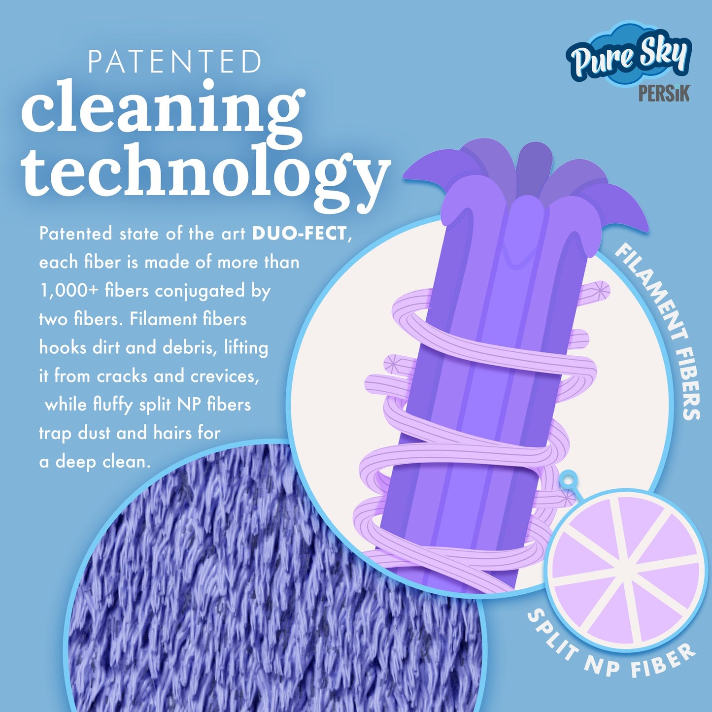 Pure-Sky Magic Ultra-Microfiber Deep Cleaning Sponge