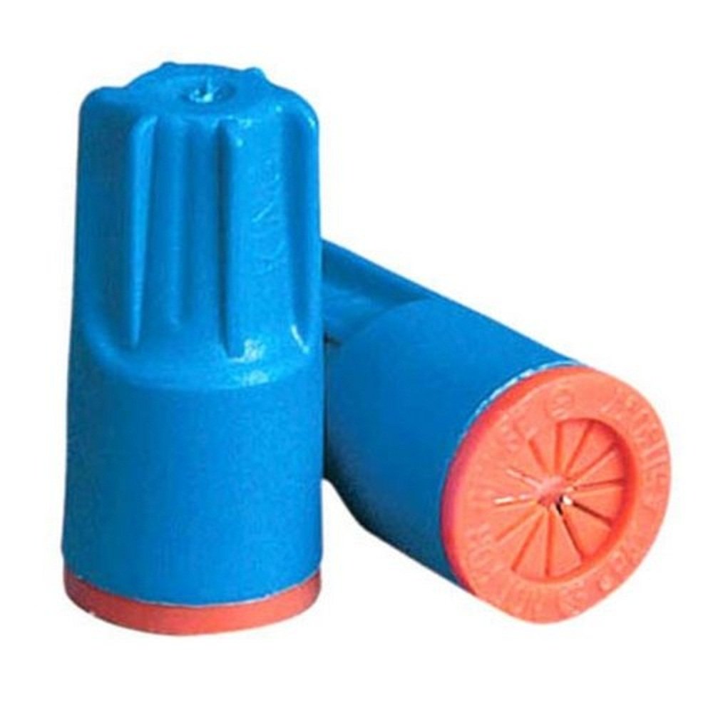 King Safety Products 62125 Waterproof Wire Connectors, Aqua / Orange, 25-Pack - Set of 2 (Total 50 Connectors)