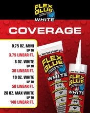 Load image into Gallery viewer, Flex Glue Strong Rubberized Waterproof Adhesive, 6-oz, White

