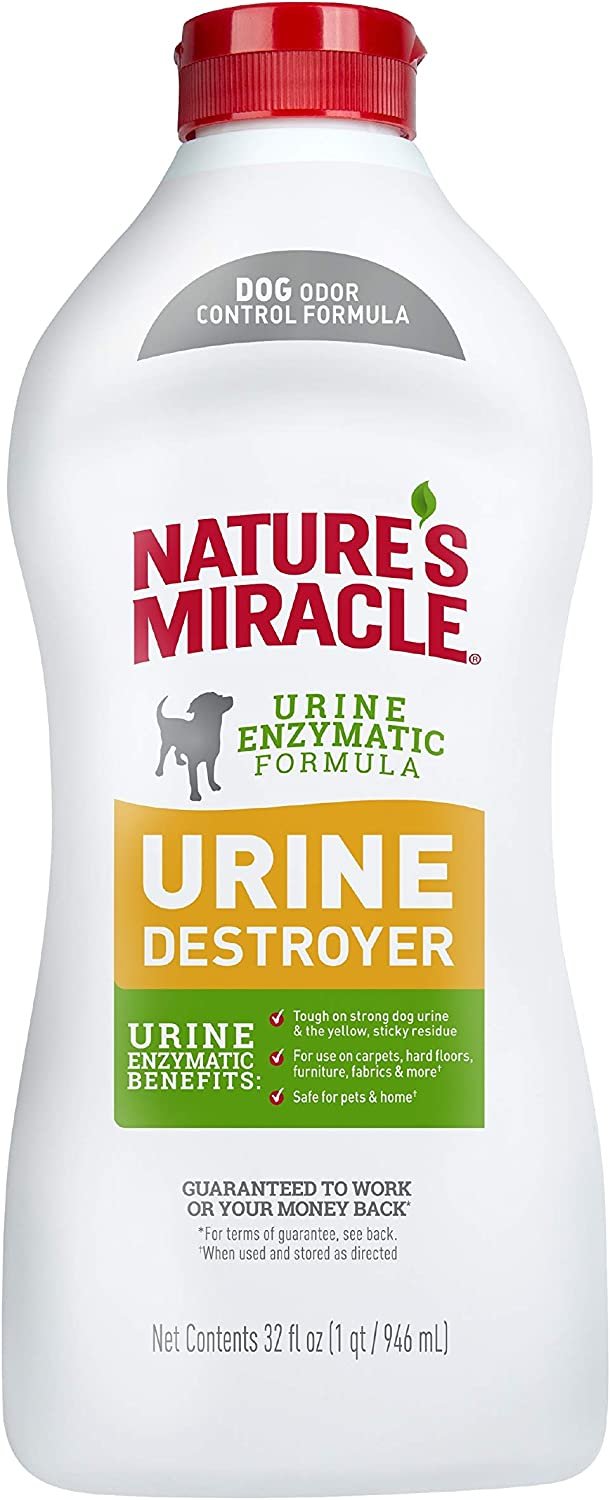 Nature's Miracle Urine Destroyer Dog 32 Ounces, Enzymatic Formula, Pour